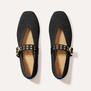 Rothy's The Max Buckle Mary Jane - Black Mesh Size 8.5 (brand new)